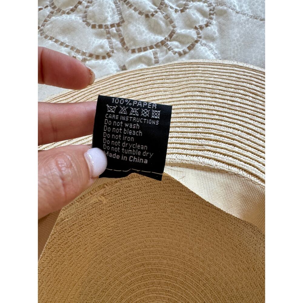 Punta Cana Floppy Sun Straw Hat Stylish Beach Sun Protection View 5